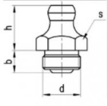 Gro As tehnički crtež mazalice SRPS M.C4.613 A oblik